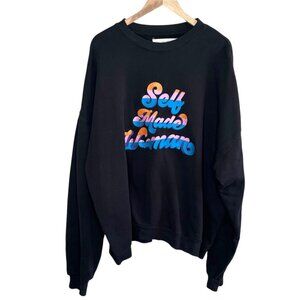 Good American x The B Project Self Made Human Black Sweatshirt 6 (3X)